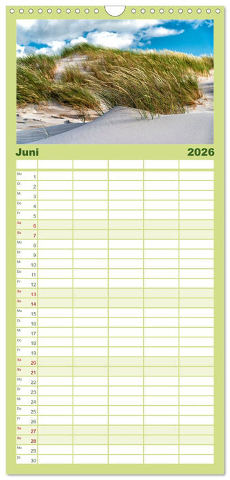 Reise entlang der polnischen Oststee (CALVENDO Familienplaner 2026)