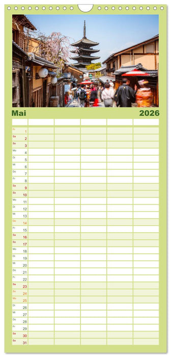 Japan - Traditionen und Modernität (CALVENDO Familienplaner 2026)