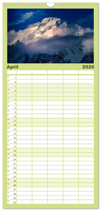Berge des Karakorum (CALVENDO Familienplaner 2026)