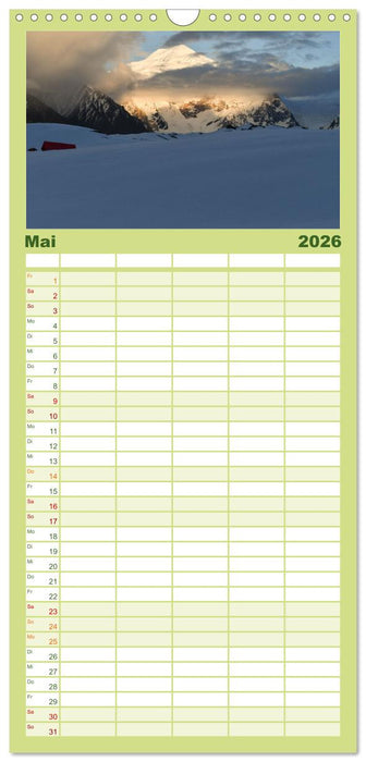 Berge des Karakorum (CALVENDO Familienplaner 2026)