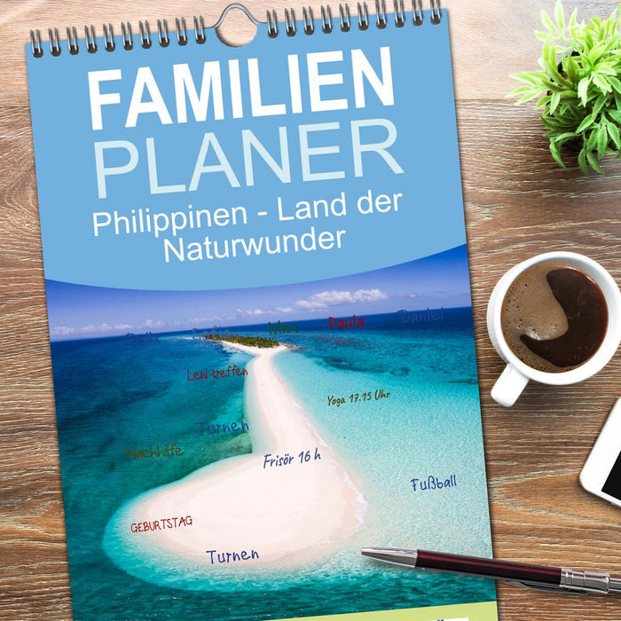 Philippinen - Land der Naturwunder (CALVENDO Familienplaner 2026)