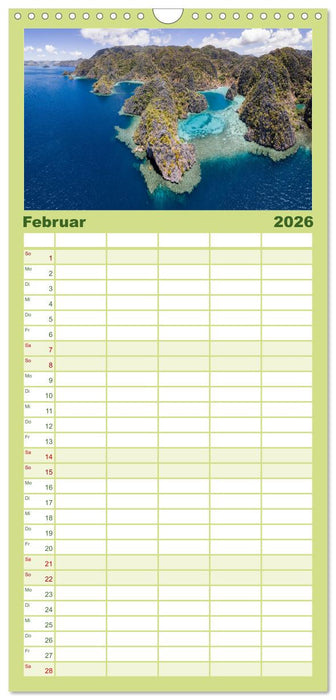 Philippinen - Land der Naturwunder (CALVENDO Familienplaner 2026)