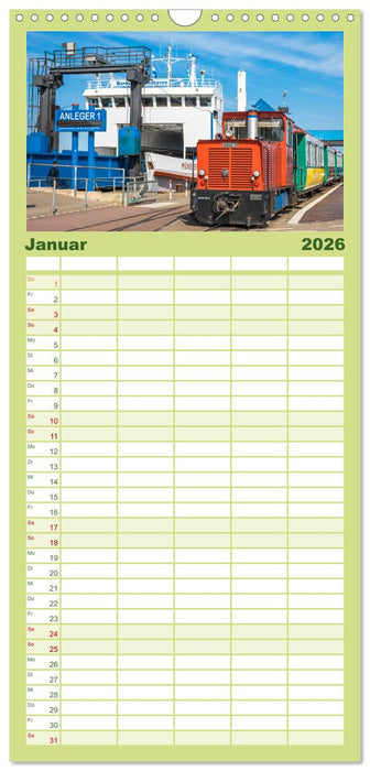 Meine Insel Borkum (CALVENDO Familienplaner 2026)