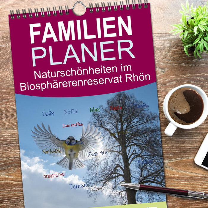 Naturschönheiten im Biosphärerenreservat Rhön (CALVENDO Familienplaner 2026)