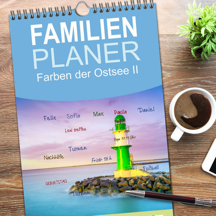 Farben der Ostsee II (CALVENDO Familienplaner 2026)