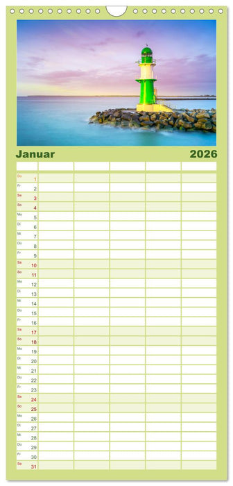 Farben der Ostsee II (CALVENDO Familienplaner 2026)