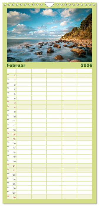 Farben der Ostsee II (CALVENDO Familienplaner 2026)