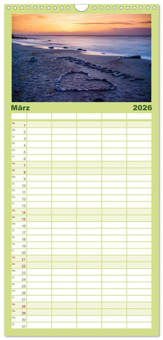 Farben der Ostsee II (CALVENDO Familienplaner 2026)