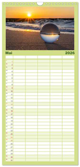 Farben der Ostsee II (CALVENDO Familienplaner 2026)