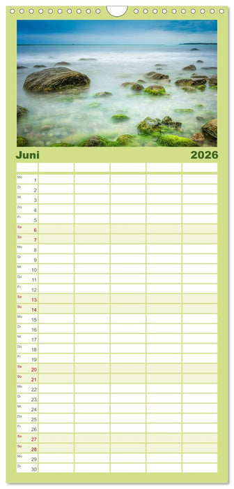 Farben der Ostsee II (CALVENDO Familienplaner 2026)