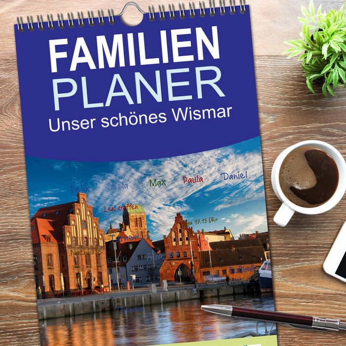 Unser schönes Wismar (CALVENDO Familienplaner 2026)