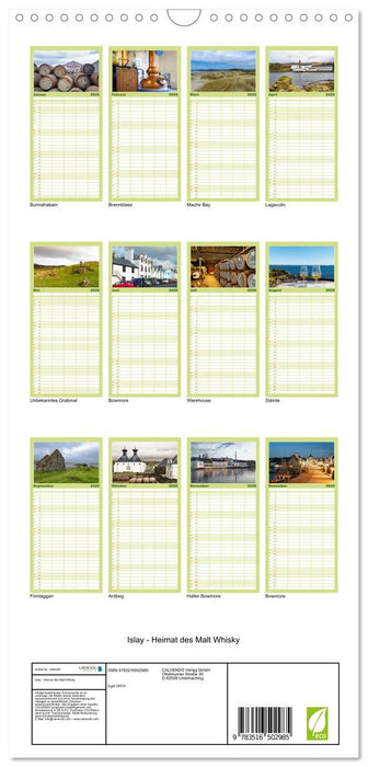 Islay - Heimat des Malt Whisky (CALVENDO Familienplaner 2026)