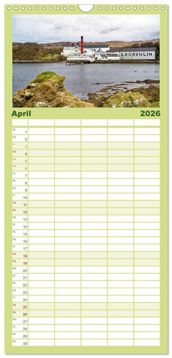 Islay - Heimat des Malt Whisky (CALVENDO Familienplaner 2026)