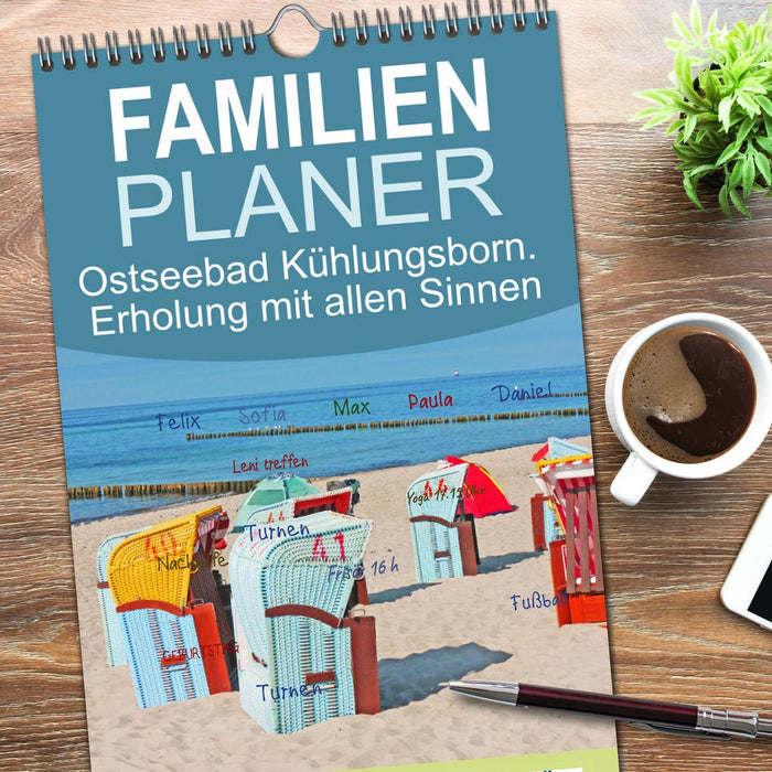 Ostseebad Kühlungsborn. Erholung mit allen Sinnen (CALVENDO Familienplaner 2026)