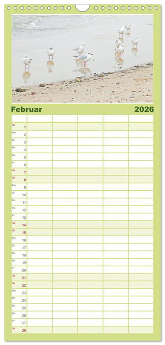 Ostseebad Kühlungsborn. Erholung mit allen Sinnen (CALVENDO Familienplaner 2026)