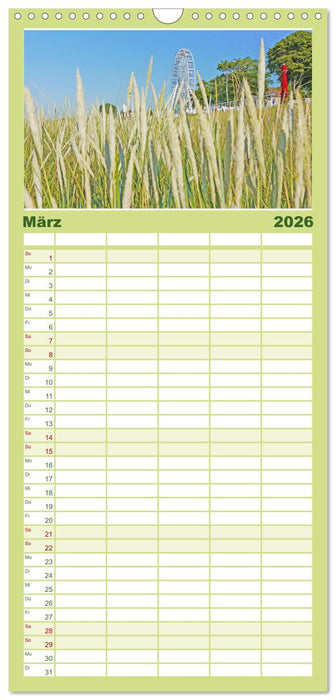 Ostseebad Kühlungsborn. Erholung mit allen Sinnen (CALVENDO Familienplaner 2026)