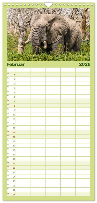 Uganda - ein Land der Vielfalt (CALVENDO Familienplaner 2026)