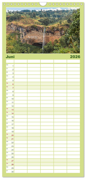 Uganda - ein Land der Vielfalt (CALVENDO Familienplaner 2026)