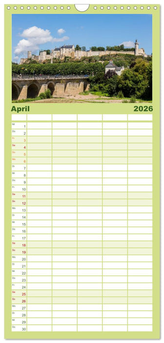 Blickpunkte der Loire (CALVENDO Familienplaner 2026)