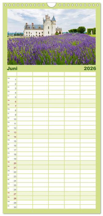 Blickpunkte der Loire (CALVENDO Familienplaner 2026)