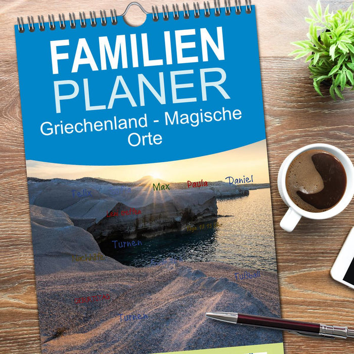 Griechenland - Magische Orte (CALVENDO Familienplaner 2026)