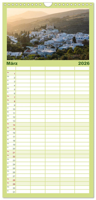 Griechenland - Magische Orte (CALVENDO Familienplaner 2026)