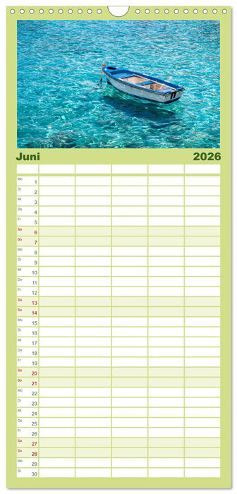 Griechenland - Magische Orte (CALVENDO Familienplaner 2026)