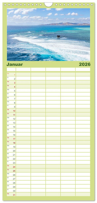 Südsee Inseln - Eine Reise ins Paradies (CALVENDO Familienplaner 2026)