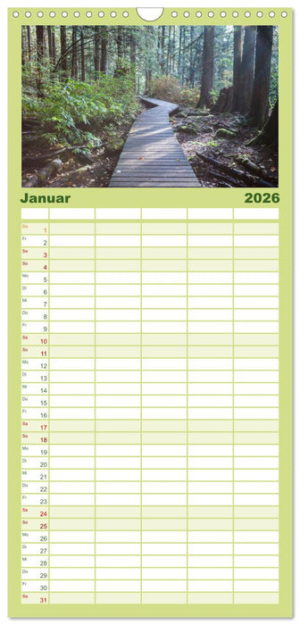 Traumhafte Wege - Matteo Colombo (CALVENDO Familienplaner 2026)