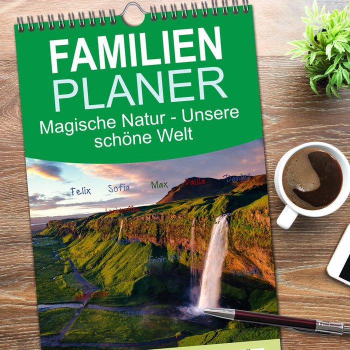 Magische Natur - Unsere schöne Welt (CALVENDO Familienplaner 2026)