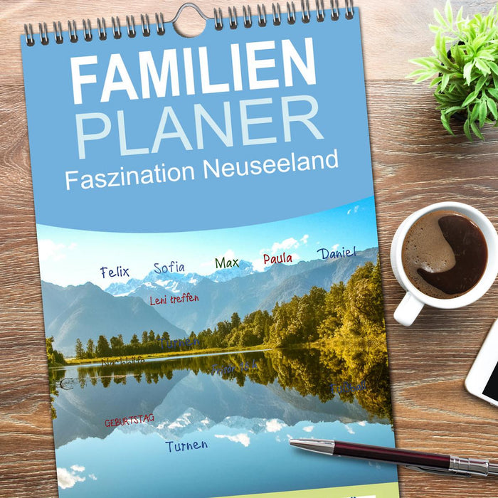 Faszination Neuseeland (CALVENDO Familienplaner 2026)