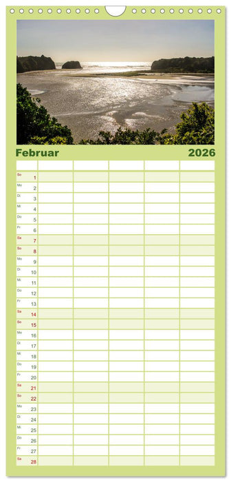 Faszination Neuseeland (CALVENDO Familienplaner 2026)