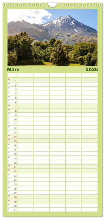 Faszination Neuseeland (CALVENDO Familienplaner 2026)