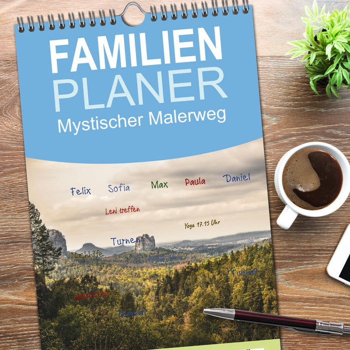 Mystischer Malerweg (CALVENDO Familienplaner 2026)