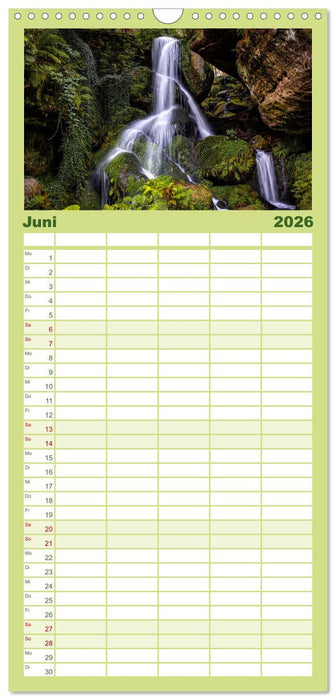 Mystischer Malerweg (CALVENDO Familienplaner 2026)