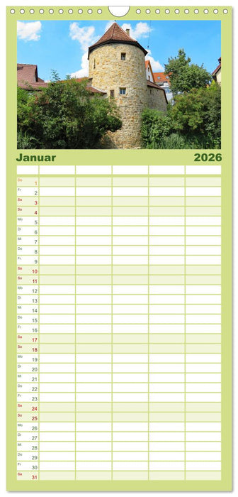 Unterwegs in Nürtingen (CALVENDO Familienplaner 2026)