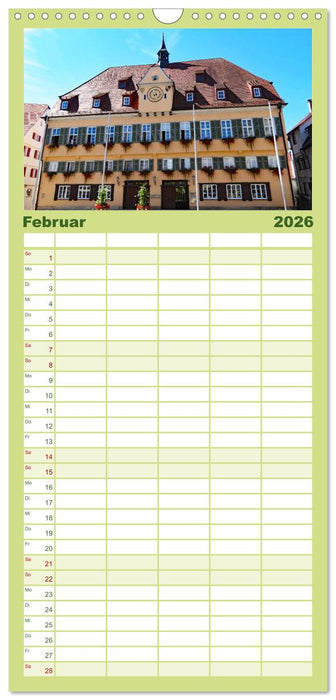 Unterwegs in Nürtingen (CALVENDO Familienplaner 2026)