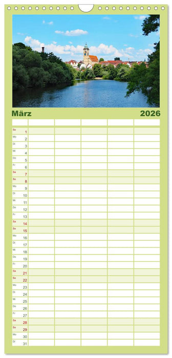 Unterwegs in Nürtingen (CALVENDO Familienplaner 2026)