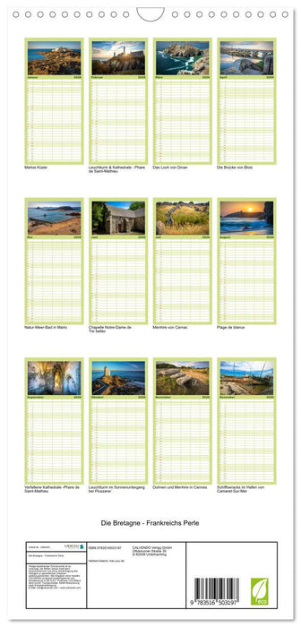 Die Bretagne - Frankreichs Perle (CALVENDO Familienplaner 2026)