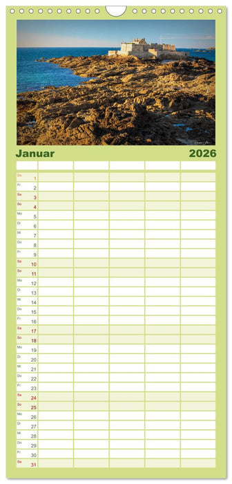 Die Bretagne - Frankreichs Perle (CALVENDO Familienplaner 2026)