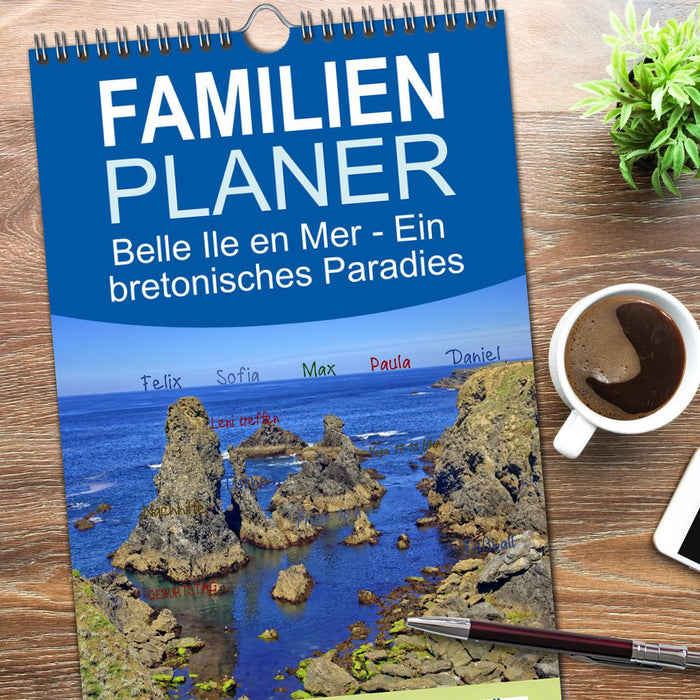 Belle Ile en Mer - Ein bretonisches Paradies (CALVENDO Familienplaner 2026)