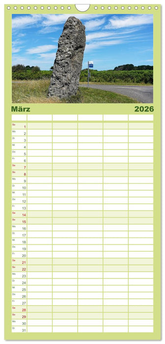 Belle Ile en Mer - Ein bretonisches Paradies (CALVENDO Familienplaner 2026)