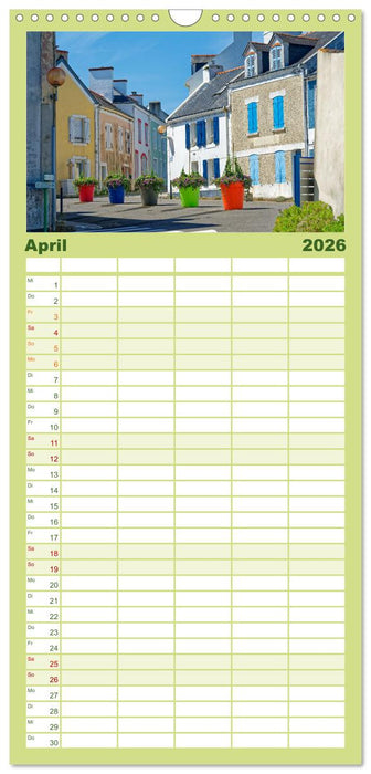 Belle Ile en Mer - Ein bretonisches Paradies (CALVENDO Familienplaner 2026)