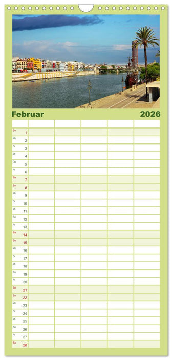 Sevilla, eine der schönsten Städte der Welt (CALVENDO Familienplaner 2026)