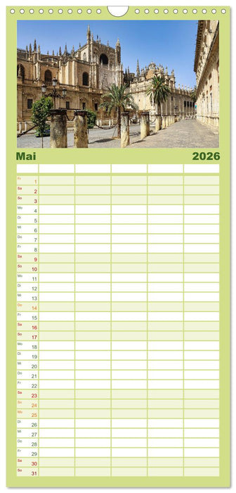 Sevilla, eine der schönsten Städte der Welt (CALVENDO Familienplaner 2026)