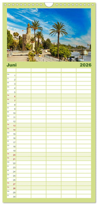 Sevilla, eine der schönsten Städte der Welt (CALVENDO Familienplaner 2026)