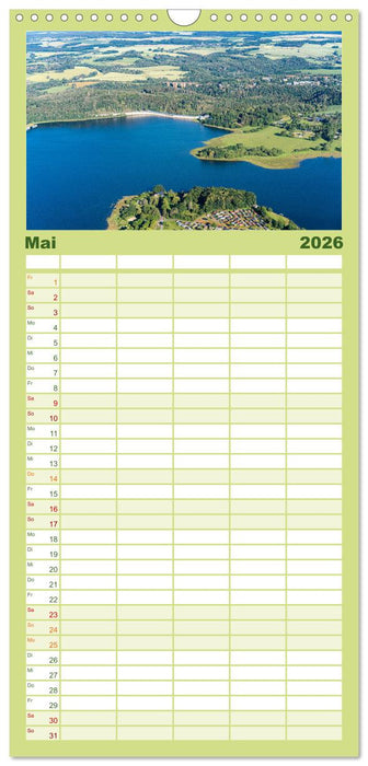 Vogtland - von Klingenthal bis Göltzschtal (CALVENDO Familienplaner 2026)