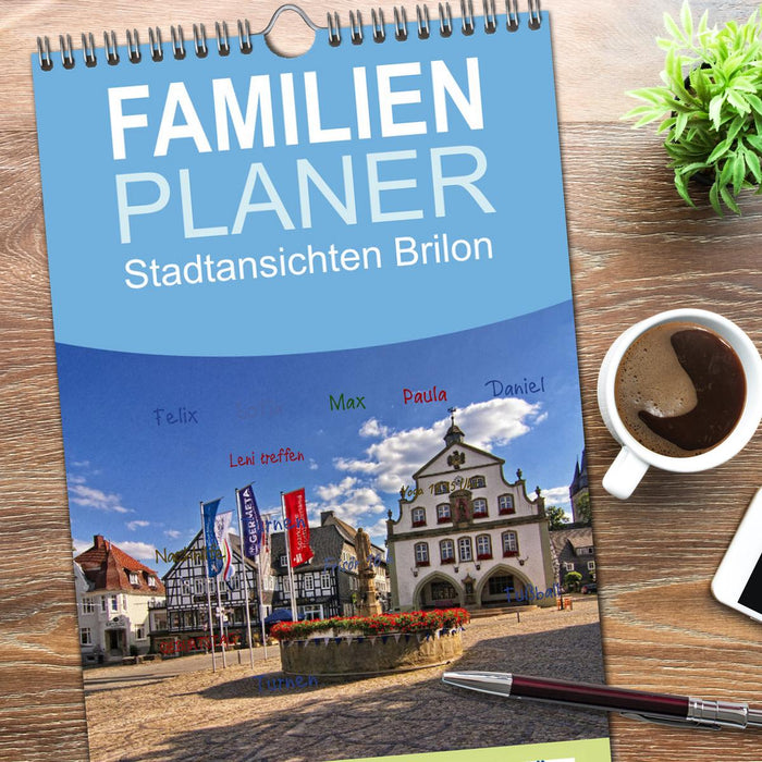 Stadtansichten Brilon (CALVENDO Familienplaner 2026)