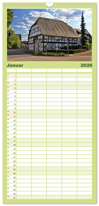 Stadtansichten Brilon (CALVENDO Familienplaner 2026)