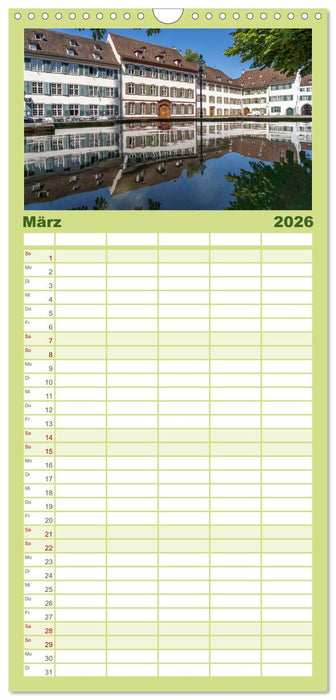 Schweiz - Basel (CALVENDO Familienplaner 2026)